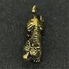 1PC Casting Gift Home Office Room Diy Desktop Decoration Tiger Figurine Sculpture Keychains Pendant