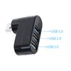 USB 2.0 Hub USB Hub 2.0 Multi USB Splitter Hub Rotatable 3 Port Multiple Expander Splitter Mini USB 2.0 Hub Computer Accessories