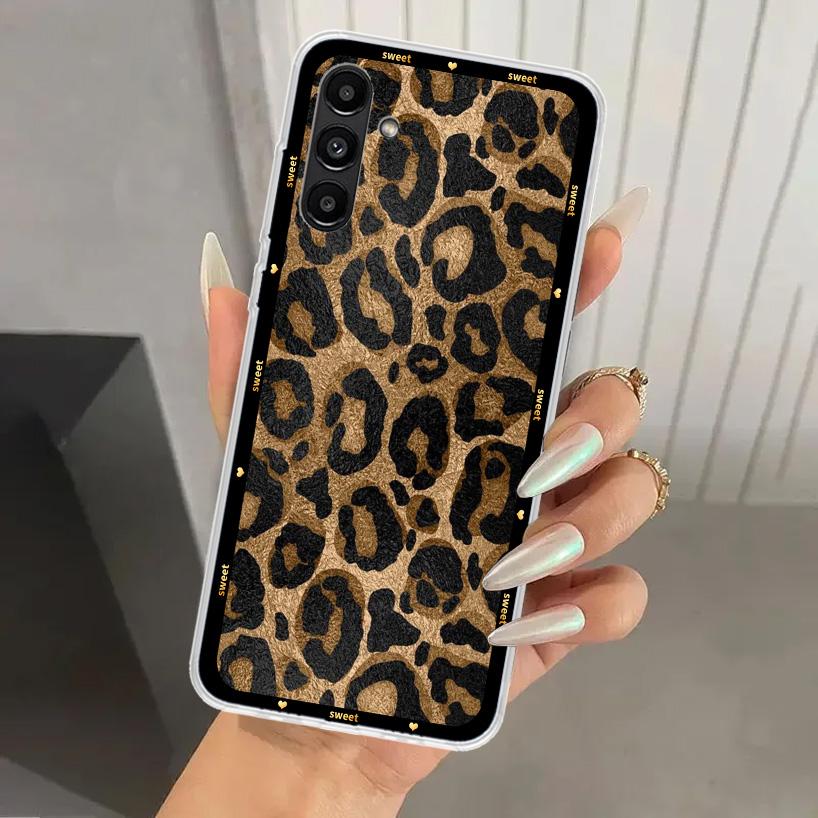 Animal Leopard Print Phone Case for Samsung Galaxy A17 A16 A37 A26 A36 A57 A56 A15 A25 A35 A55 A14 A24 A34 A54 A13 A23 A33 A53 G