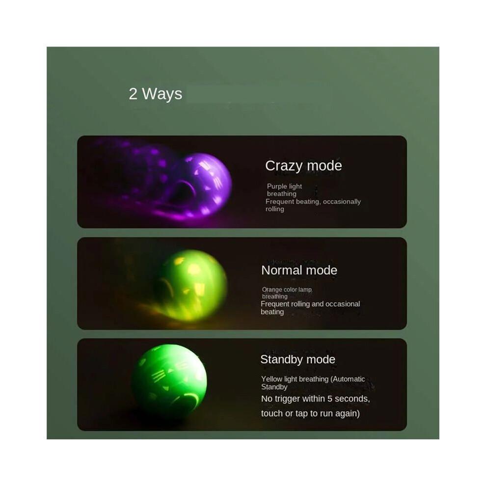 Crazy  Interactive Cat Toy Self-Moving Kitten Jumping  Toys Vibration Sensor Cats Game Toy Cat Accessories