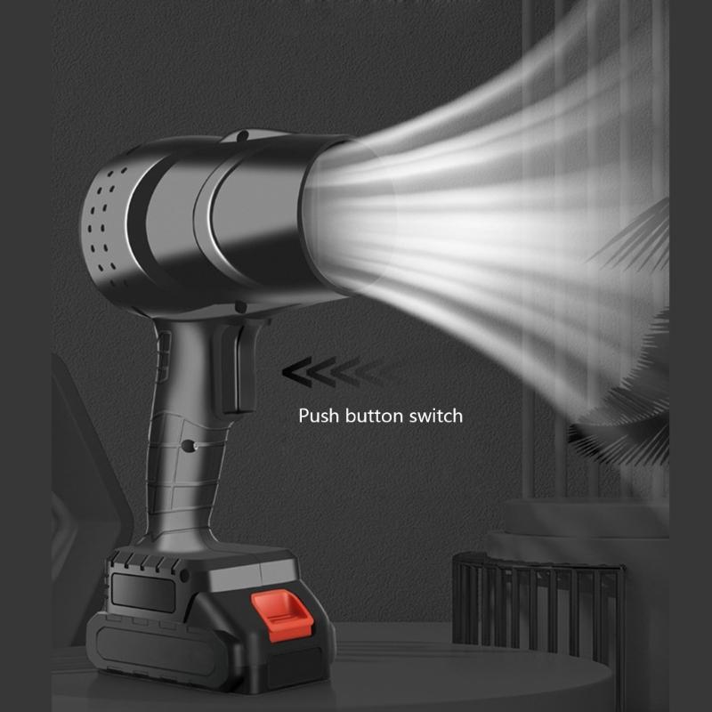 Leicht zu tragen Akku-Laubbläser Kunststoff-Turbos Power Air Dusters Hohe Leistung Akku-Laubbläser für Camping & Zuhause