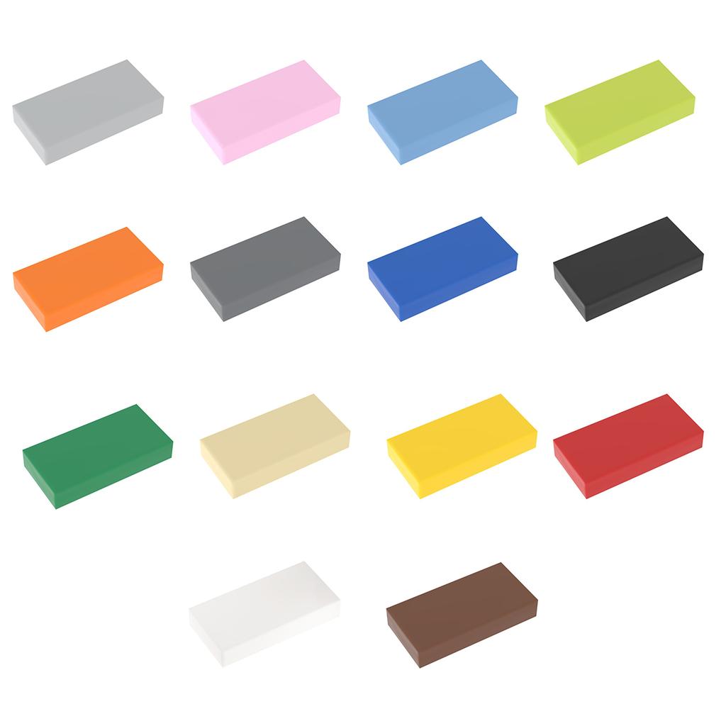 Toksik Olmayan 50&100&200 Adet Karo 3069 Kendin Yap 1X2 Yapı Taşları Tuğlalar Pürüzsüz Eğitici Yaratıcı Oyuncaklar Çocuk Boyutu Uyumlu Ünlü Marka