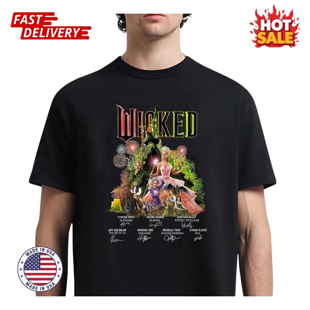 

Wicked: For Good Elphaba & Glinda Movie 2025 Inspired T shirt - Multicolors S-5XL M