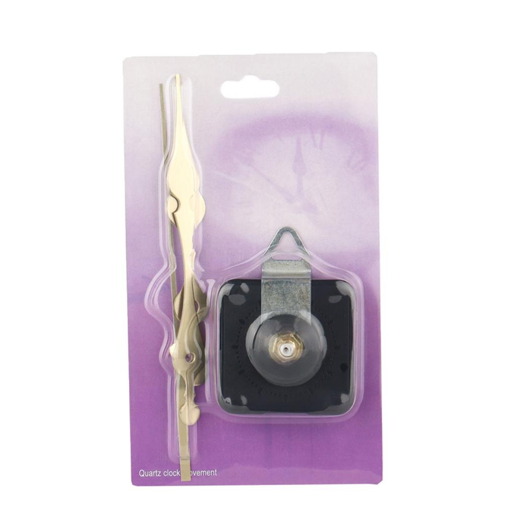 Quiet Quartz Clock Movement 18.5mm Shaft Length for 8-9mm Thickness Clock Panel DIY Wall Clocks and Table Clocks