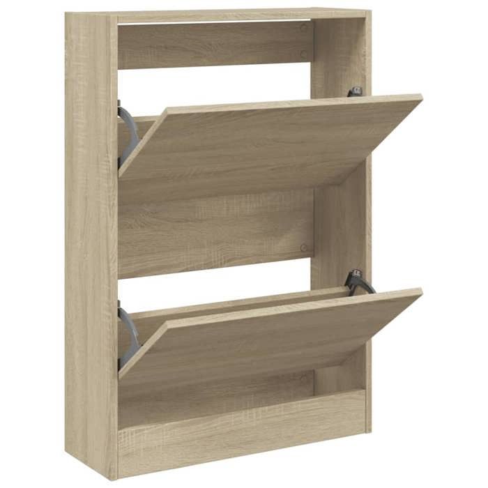 VidaXL Shoe Cabinet, Shoe Rack with 2 Drawers, Shoe Storage Furniture for Entryway Hallway, Oak 839891