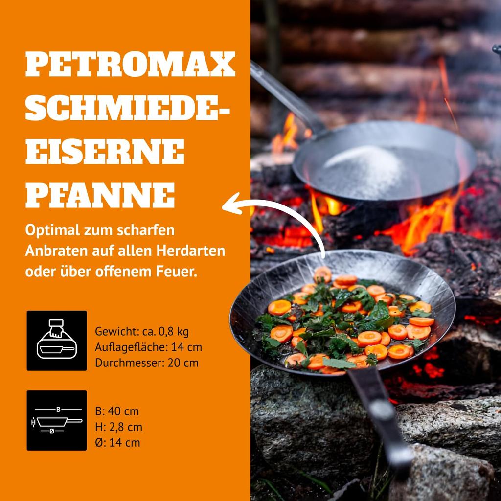PETROMAX Schmidt Eisen Frying Pan Sp20 13292-6