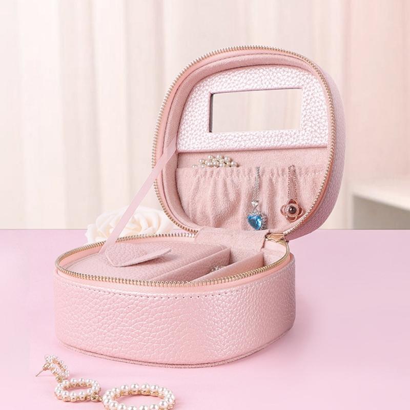 Compact Jewelry Storage Box Versatile Mini Jewelry Organizer Box Portable Display Stand Box Earring Holder Packaging Box