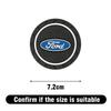 2Pcs Car Anti-Slip Water Cup Pad Bottle Holder Mat Coaster For Ford Fusion Taurus Focus Mk2 3 7 Mondeo F150 Mustang Transit Kuga