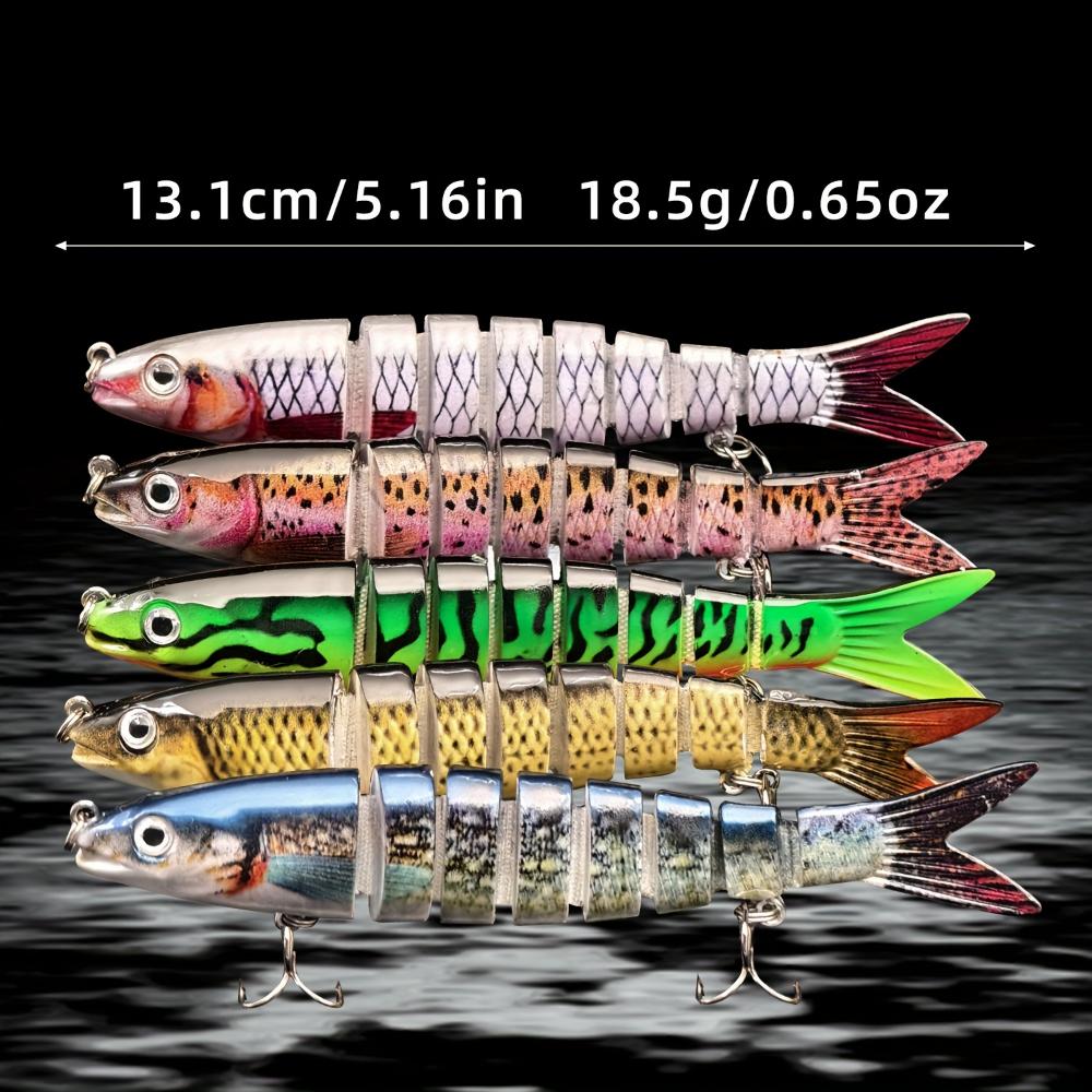 Multi-joint Simulation Bait Slow Sink Fishing Bait, Freshwater Seawater Trout Bass Fishing Gear Accessories