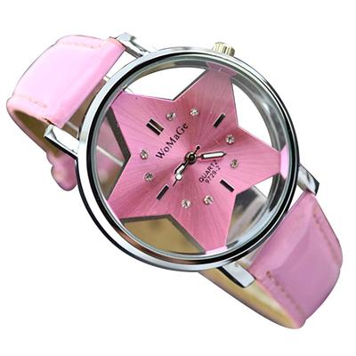 ZooooM Star-Shaped Wristwatch, Stylish and Cute for Women (Pink) ZM-SUTATO-PK