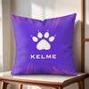 Luxury Fashion KKelme Cushion Cover Natural Linen Organic Fabric DoubleSided Printing Couch Pillow Covers Home Decor