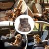 Dog Car Seat Soft Pet Booster Car Seat Detachable Design  Traveling Bed Auto Interior Accessories for Small Medium Large Dogs