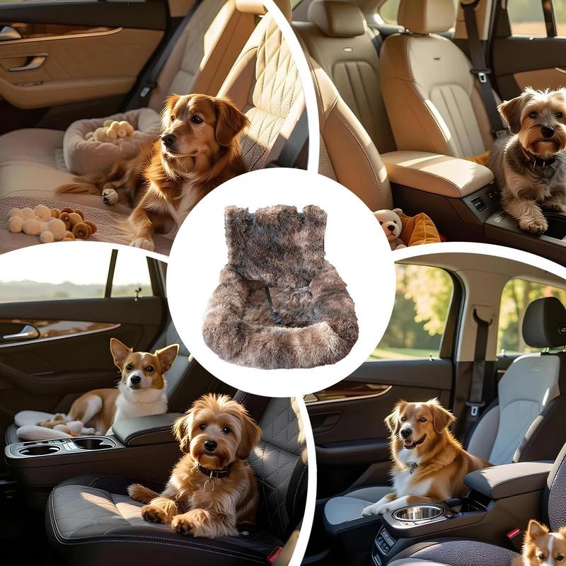 Dog Car Seat Soft Pet Booster Car Seat Detachable Design Traveling Bed Auto Interior Accessories for Small Medium Large Dogs