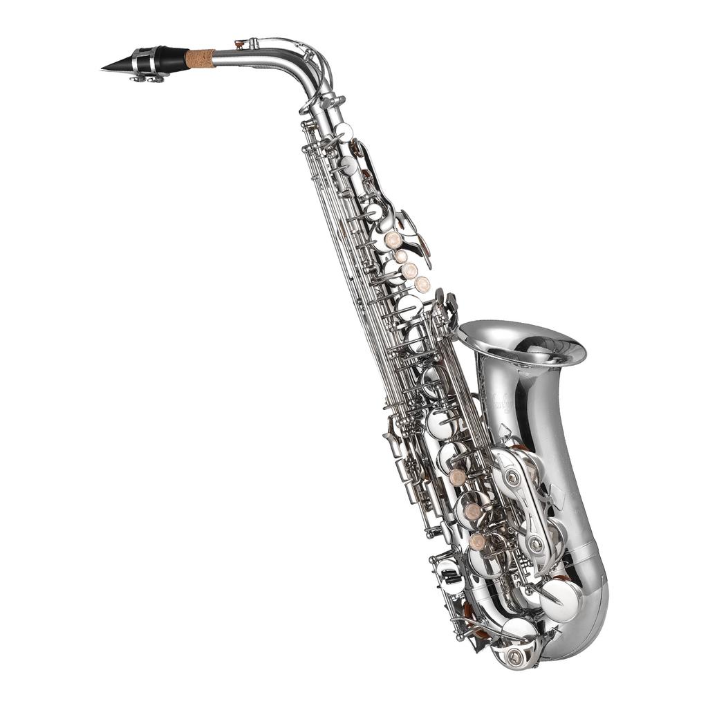 Btuty Eb Alto Saxophone Brass E Flat Sax 802 Key Type for Student Beginner Professional Natural Shel