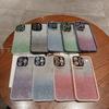 2023 For Iphone 14 13 12 11 Pro Max Gradual Glitter Phone Cases Lens Protective Shockproof Cover Luxury Bling Clear Case