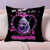Halloween Horror Terrifier Film Kissen Anime Kissen Sofa Bett Kopfkissenbezug Kissenbezug 45x45 cm Mode