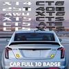 3D Car Rear Trunk Sticker Logo Letters Decals Badge For Cadillac CT4 CT5 CT6 CTS XT4 XT5 XT6 XTS ATS AWD 25T 28T 40T Accessories