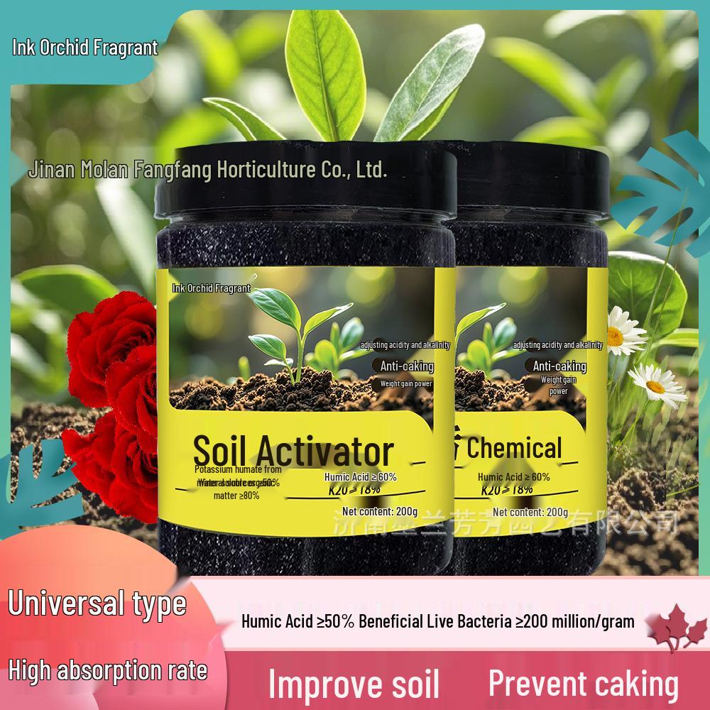 Soil Activator: Potassium Humate Fertilizer for Compacted Soil, Plants & Flowers