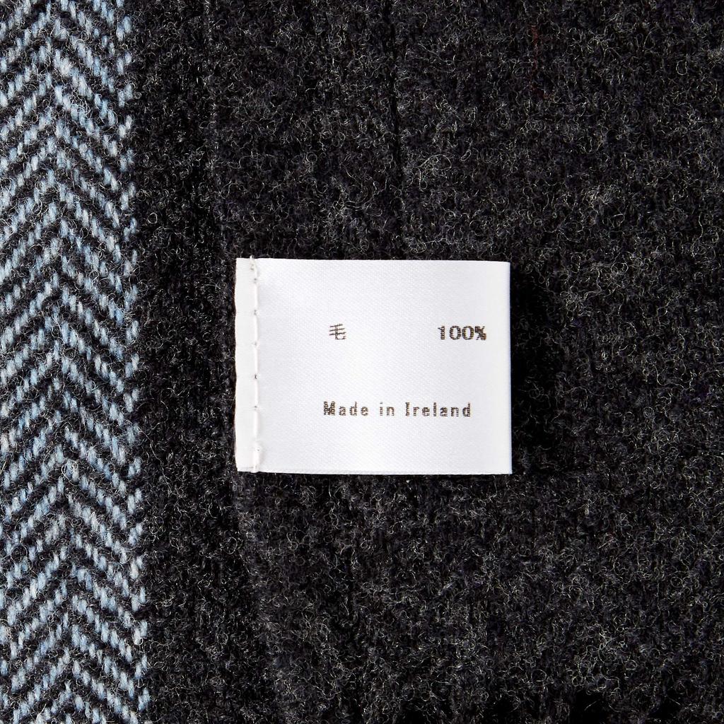 Avoca Lambswool Throw Knee Denim Standard Size Scarf,