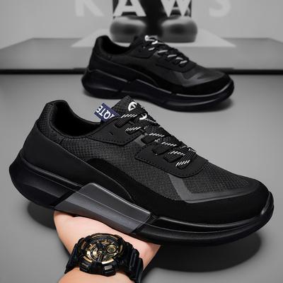 Autumn New Youth Wind Outdoor Sports Shoes Solid Color Thick-soled Non-slip Shock-absorbing Shoes