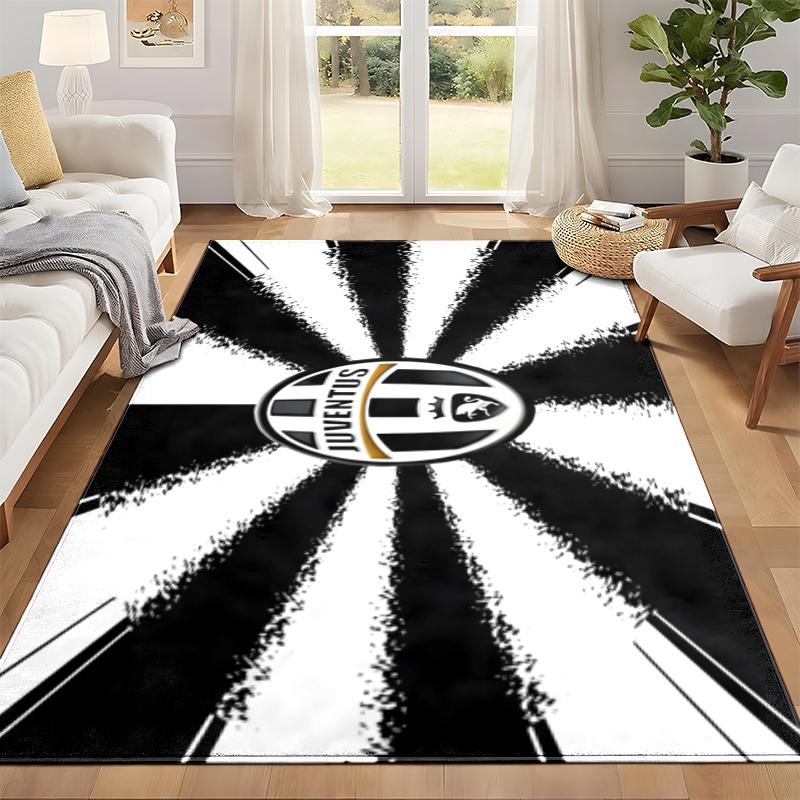Juventus FC Carpet Door Mat for Living Room or Bedroom Protective Mat Under Chair Office Decoration Christmas Gift Birthday Present