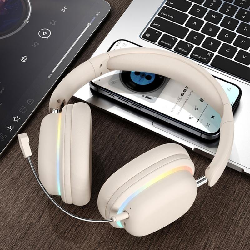 Bluetooth-compatible Headphones Wireless Bluetooth-compatible Foldable Headphones Over Ear for Travel Cellphone PC