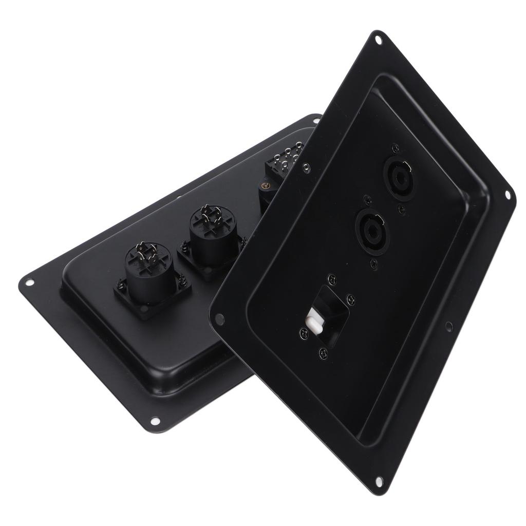 2 Pcs Speaker Wiring Back Panel Professional Stage Speaker Junction Box Connector for 715 725 Stage Speakers