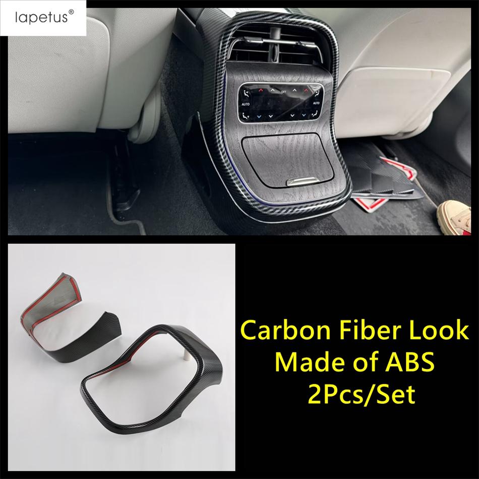 Rear Armrest Box AC Air Panel / Gear Shift / Water Cup / Hand Brake Cover Trim Accessories For Benz E-Class W214 E300 2024 2025
