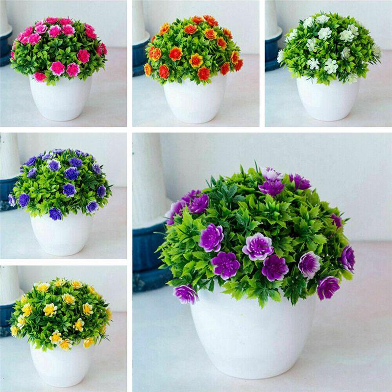 High Quality Artificial Flowers With Pot Adds Natural Charm To Any Space