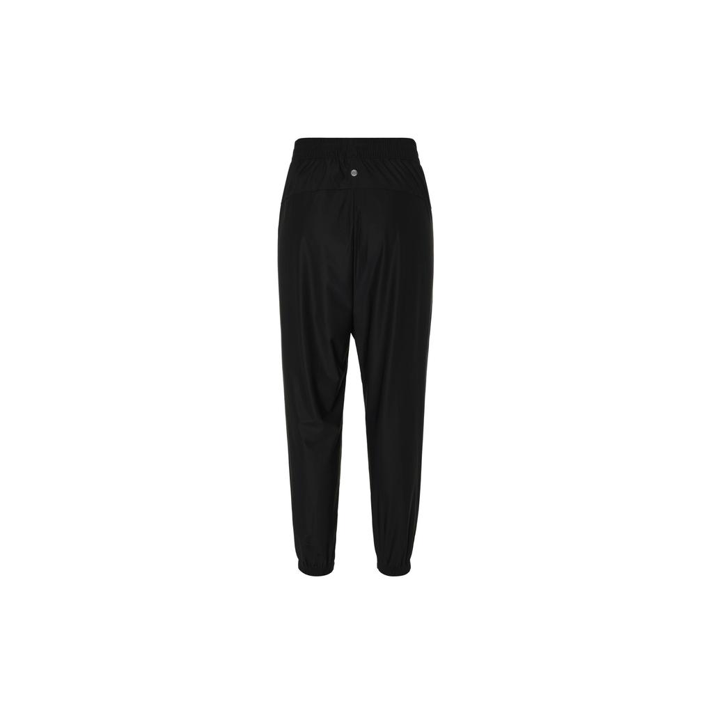 Adidas Solid Color Logo Print Mid-Waist Jogger Pants Men Bottoms Black HZ7051