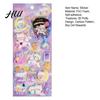 Glow-in-the-dark Stickers 1/4 Sheets Luminous 3D Puffy Sticker Cartoon Cat Food DIY Phone Case Notebook Scrapbooking Decorative Preschool Teacher Boy