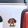 Funny Dachshund Pet Dog Animal Cartoon Car Sticker Waterproof Styling Automobiles Motorcycle Exterior Accessories Vinyl Decals Y19