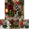 Creative Christmas Tree Gnome Figurine With Illuminated Nordic Forest Design For Festive Holiday Decor
