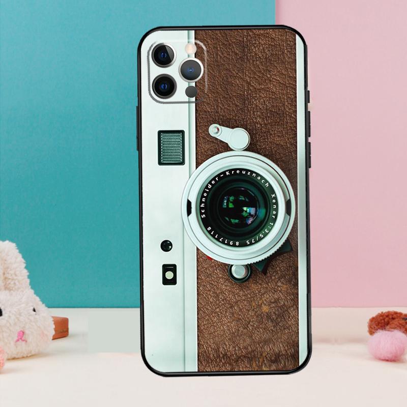 Retro Camera Vintage Phone Case For iPhone 17 Air 16 15 14 13 12 11 Pro Max 12 13 mini 15 16 Plus 16e Cover Coque