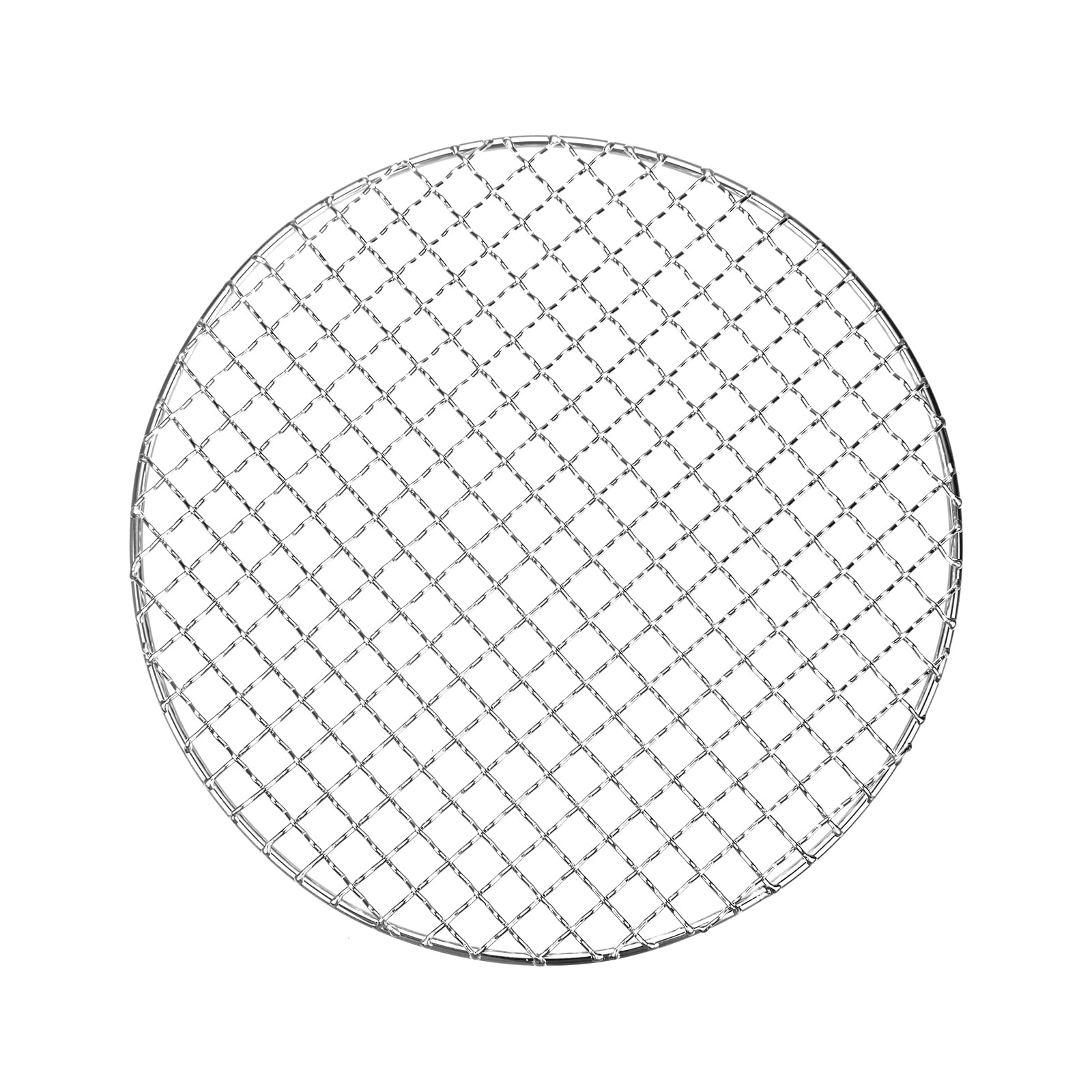 

METERXITY Round Stainless Steel Cooling Rack for and Silver Wire Baking Rack 10 Baking, BBQ, Roasting, Grilling, Steaming, Drying,