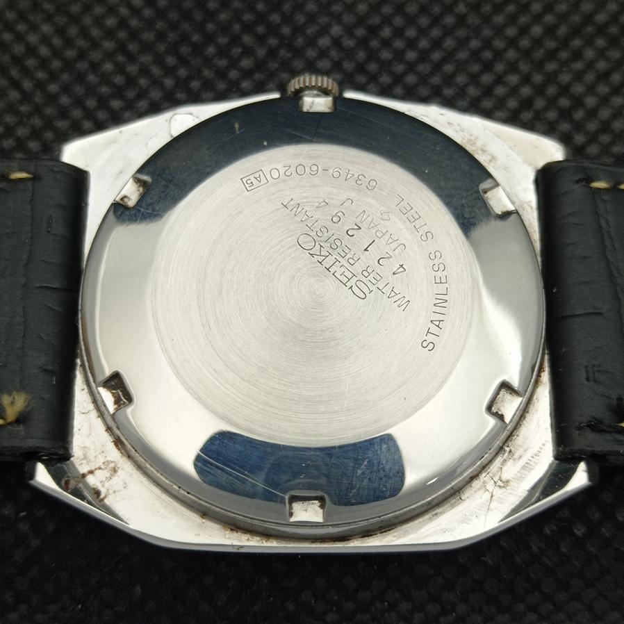 USED MENS OLD SEIKO 5 AUTOMATIC 6349A JAPAN ORIGINAL DIAL WATCH A416137-2 R10621f-a416137