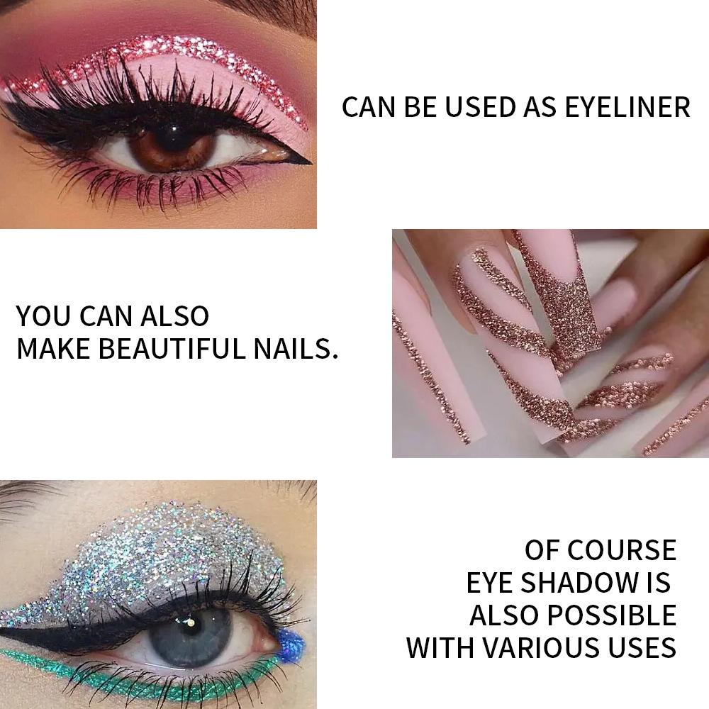 Eyeliner, perłowy eyeliner, pisak do eyelinera, wodoodporny i odporny na olej płynny cień do powiek, kolorowy eyeliner.