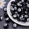 16mm Farbe Billardkugel Loch Acryl Armband DIY Schmuck In Arbeit Handgemachte Accessoires Runde Perlen Lose Perlen