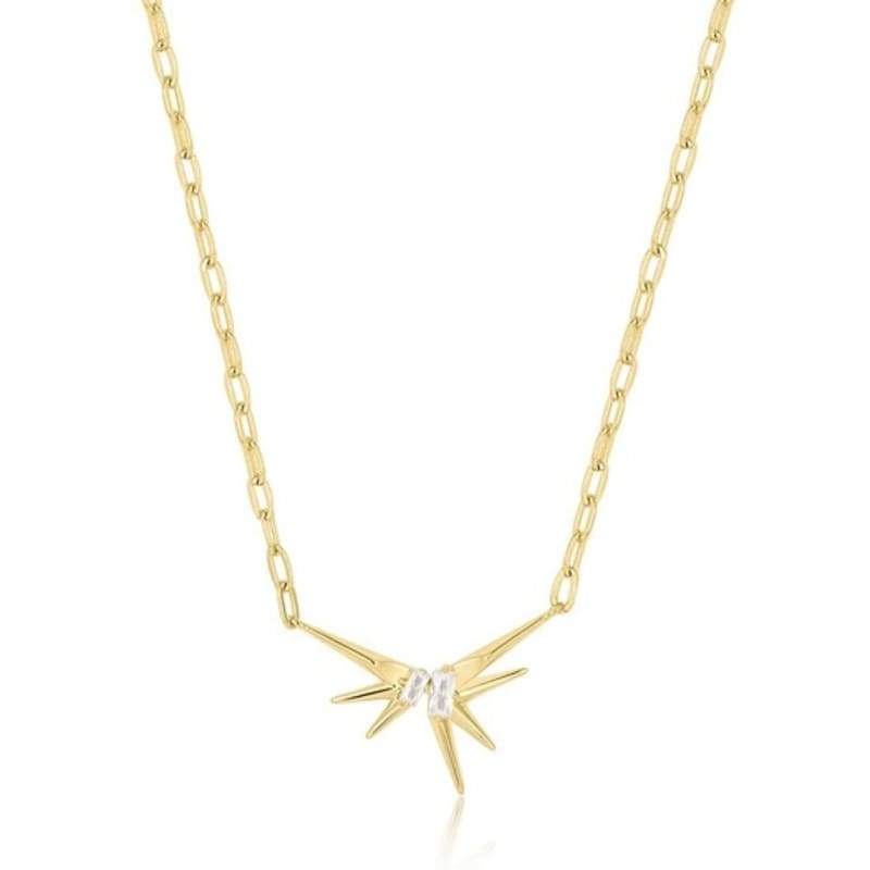 ANIA HAIE Sparkle Spike 925 Silver Necklace N053-01G