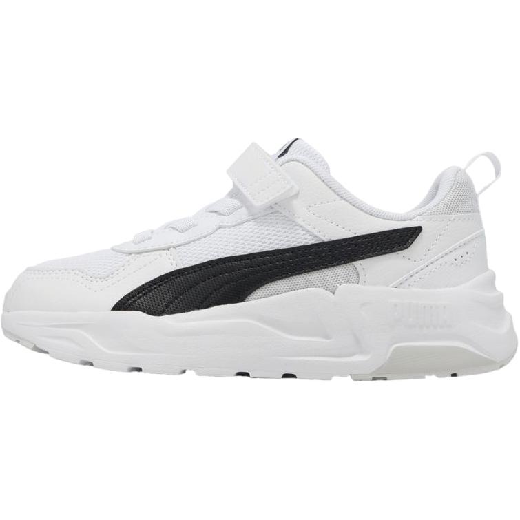 Puma Trinity 2 LT AC+ PS White Black Kids Sneakers 403704-01 30