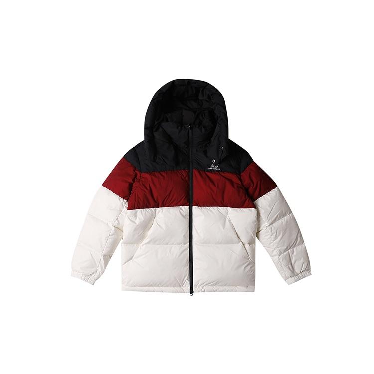 New Balance Winter Warm Puffer Jacket Asia Sizing White Black Red Unisex NPA43013-BUR S