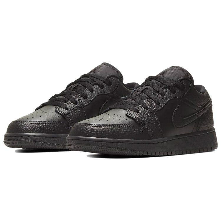 Jordan 1 Low GS Triple Black 2020 553560-091