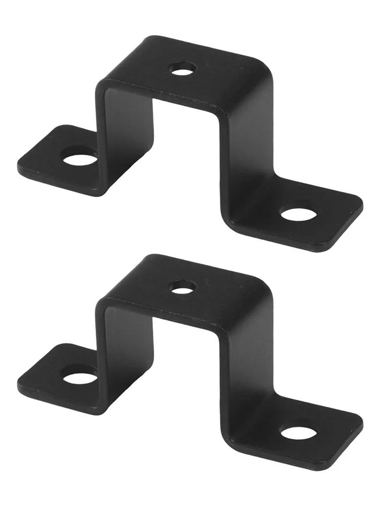 

Balcony Railing Clamp Square Pipe Clamp Easy Installation Pipe Clamp Indoor Outdoor Black Finish Reliable Installation Solution