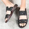 Men Slippers Gladiator Sandals Outdoor Summer Roman Sandals Open Toe Beach Shoes Plus Size