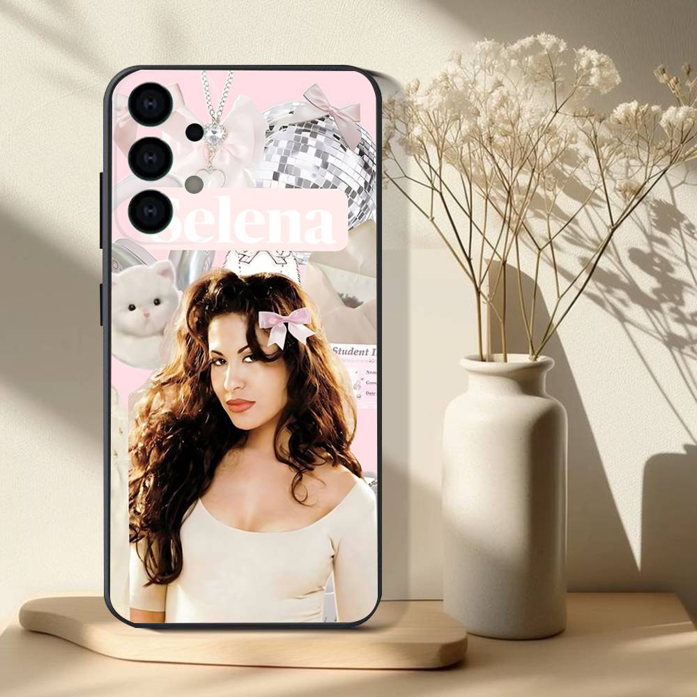 S-Selena Quintanilla Phone Case For Samsung S25,S24,S21,S22,S23,S30,Ultra,S20,Plus,Fe,Lite,Note,10,9,5G Black Cover