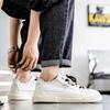 Fashion Summer White Men's Canvas Sneakers Platform Vulcanized Shoes For Men Comfy Breathable Casual Shoes Man Fashion Board Shoes