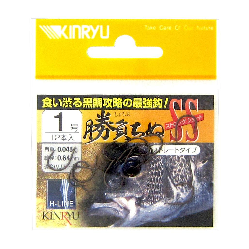 Kinryu Match Chinu Hook SS Hook No. 1 Fishhook Pack of 1