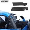 Schwarzer Säulen-Überrollbügel-Polster-Schutzabdeckung Zierleiste für Ford Bronco + 2-türig