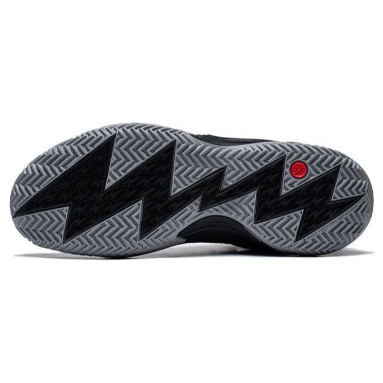 Li Ning Son Of Flash Bequeme Abriebfeste Atmungsaktive Low-Top Basketballschuhe Herren Schwarz ABPT019-7