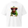 Chameleon Cool T Shirt | Unisex Organic Oversized High Neck | Streetwear